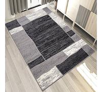 Mazovia Alfombra Moderna - Diseño Geométrico de Salón Grande de Pelo Corto - Alfombras de Habitación de Matrimonio, Dormitorio y Comedor - Gris 250x300 cm