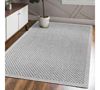 Mazovia Alfombra Moderna Suave Minimalista - Alfombra Elegante para Salón, Dormitorio, Comedor, Oficina - Alfombras Rectangulares de Pelo Corto - Alfombra de Salón Oeko-Tex - Gris - 200 x 300 cm