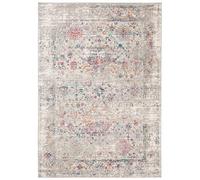 Mazovia Alfombra Oriental - Diseño Oriental Abstracto de Salón Grande de Pelo Corto - Alfombras de Habitación de Matrimonio, Dormitorio y Comedor - Gris 140x190cm