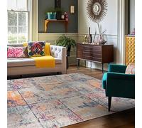 Mazovia Alfombras Multicolores - Abstracto Moderno Alfombras Salon de Pelo Corto - Alfombras Aspecto Desgastado de Matrimonio, Dormitorio y Comedor - Oeko-Tex - Varias Tallas - 200 x 300 cm