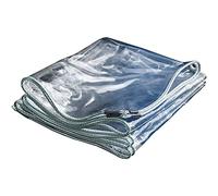 MAZY·URBAN Lona Transparente PVC De Alta Resistencia Espesar Lona Impermeable A Prueba De Lluvia 500 G / M2 Cubierta De Hoja De Tierra con Ojales, Espesor 0.3 Mm,2X3m