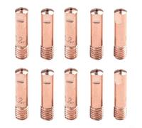 MB-15AK MIG MAG Kit de repuesto de boquilla de gas para soplete de soldadura, 10 boquillas de cobre de rosca M6 0.8 1.0 1.2 mm de apertura para un rendimiento estable (1.2 mm)