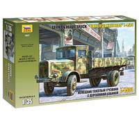 Mb-4500 Einheitskabine German Heavy Camión 1 :3 5 Plástico Modelo Kit Zvezda