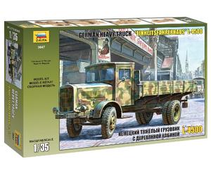 Mb-4500 Einheitskabine German Heavy Camión 1 :3 5 Plástico Modelo Kit Zvezda