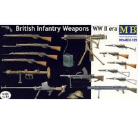 MB British Infantería Weapons Vickers Mk.i Tinta Bren Boys Sten Lee-Enfild Piat