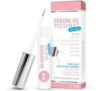 MB COSMETICS Sérum Pestañas sin Hormonas - 10 ml, Clínicamente Probado | Con péptidos, proteína de trigo, ácido hialurónico, aloe vera y pantenol - apto para piel sensible y embarazo