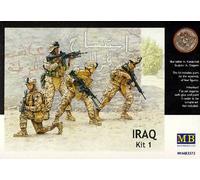 MB Masterbox Modern US Infantry Irak 4 Figuras 1:35 Modelo Kit NEU