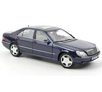 MODELLINO IN Scala COMPATIBILE con Mercedes S55 AMG 2000 Blue Metallic 1:18 NOREV NV183817