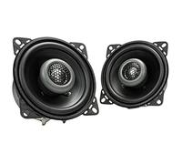 MB Quart Formula - Par de Altavoces coaxiales de Audio para automóvil de 4 Pulgadas, 80 W, 2 vías, con tweeters Integrados de 1 Pulgada para Sistema de Sonido del vehículo, Color Negro