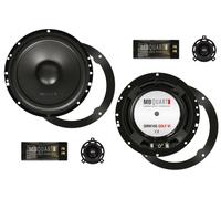 MB Quart Hifi Altavoz Kompo-Kit 16,5 CM QM-165 para VW Golf VI 2 Vías Sistema