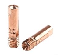 MB15 15AK MIG - Kit de consumibles de boquilla de soldadura - Juego de 5 piezas con puntas de cobre (0,6/0,8/0,9/1,0/1,2 mm), boquilla protectora y soporte de punta para Rilon, Riland, (0,8)