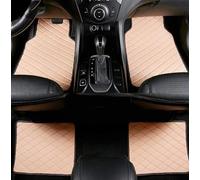 MBBROS 4 Piezas Alfombrillas Coche para for Audi Q7 4L 2005 2006 2007 2008 2009, Cuero XPE Alfombrillas Moqueta Alfombras Todo Tipo Clima Impermeables Suelo Protectoras,B Beige