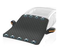 MBBROS Cubierta para Parabrisas de Coche para Citroen C4/C4 Aircross/C4 X/C4 Cactus/C4 Picasso/C4 SpaceTourer, Cubierta Protectora para Parabrisas contra Hielo y Nieve con Bandas Reflectantes,M