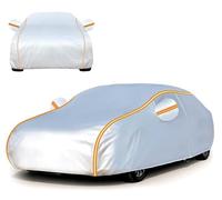 MBBROS Funda Coche Exterior para BMW M5 G90 2024 2025+, Nieve Impermeable Rayos UV a Prueba de Polvo Lona para Coche con Cremallera Lateral,B-Orange