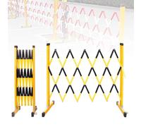 MBBTAG Valla De Barricada Externa E Interna Temporal, Cerca Móvil Extensible De La Barricada, Con ruedas laterales, Barrera De Seguridad Móvil Industrial, Movilidad flexible, Portátil(Negro,120x150cm)