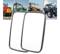 MBCEYLSTUB Espejo Retrovisor Universal De 2 Piezas, 255 X 163 Mm, Juego De Espejos Retrovisores para Tractor, Excavadora, Camión, Caravana, Vehículo Agrícola, RV