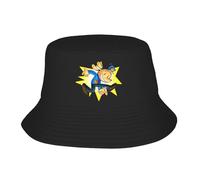 MBDXIOQW Gorra de Pescador de Animación Unisex DogMan para Mujeres Gorras de Visera de Viaje de Playa Casual Diseño Plegable Gorra de cumpleaños