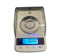 MBELLO Báscula digital de cocina, báscula electrónica, 50 g, 0,001 g, báscula electrónica digital de 0,001 g, pantalla LCD de precisión, escala de diamante, laboratorio, conteo de quilates, equilibrio