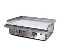 MBH - Plancha a gas industrial 600x400 mm económica para hostelería. Fry Top profesional de acero laminado para bar y restaurante. - MADE IN SPAIN