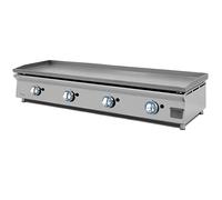 MBH - Plancha LUX WORLDMAI a Gas Profesional de 120 cm en Acero Laminado para Hostelería. Plancha con estructura de INOX para Cocina Industrial de Bar y Restaurante