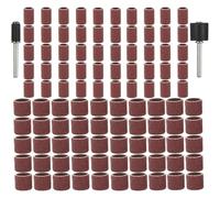 MBH589 Kit de tambor lijado 11/102 piezas, grano n.° 80. 120 y 180, banda for manguitos amoladora angular eléctrica mini, mandriles MBH589