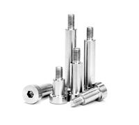 MBHHU 1 Pieza de Tornillo rodamiento Rodillos con Cabeza Hexagonal Acero Inoxidable 304, M2, .5, M3, M4 (8 mm, D4-M3)(12mm,D3-M2.5)