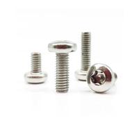 MBHHU 20 Tornillos de Cabeza Redonda con Ranura Hexagonal Acero Inoxidable (M2,5 x mm)(M2.5x5mm)