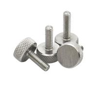 MBHHU Tornillos de Cabeza Plana moleteada Acero Inoxidable 304 Metal, 5/10 Piezas, M3 M4, for apretar a Mano, for Muro Cortina Vidrio (8 mm, (10 Piezas))(30mm,M3 (10pcs))