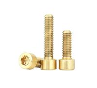 MBHHU Tornillos hexagonales de latón M3-M8 con Cabeza cilíndrica Hexagonal (2 Unidades) 20 mm(M4 (10pcs),25mm)