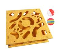 Mbiyhggta Puzzle Toys para Gatos | Labyrinth de Entrenamiento de Inteligencia, Gatos Que significan: estimulando Juguetes con Campanas y Pelota contra el aburrimiento para Gatitos y Personas Mayores,