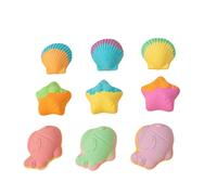 Mbiyhgta Bath Balls for Kids with Toys | 9 Pieces Sea Theme Bathing Product | Bubble Bath Balls,for Boys Girls Birthday Holiday Playdates Summer Travel Bathroom Toilet Restroom Hotel Home