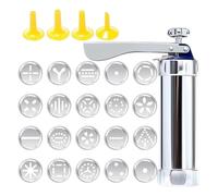 Mbiyhgta Cookie Press,Stainless Steel Baking Supplies | Cookie Press Discs,for Christmas Party Home Dormitory Apartment Kitchen Men Women Beginner Enthusiast