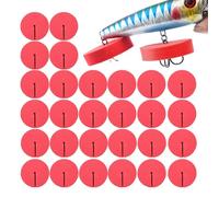 Mbiyhgta - Cubreganchos, Protectores de Ganchos triples,30X Gorros de protección de Gancho EVA - Protector de Anzuelo Jig, Tapas de Anzuelo de, Tapas de Gancho Triple para, Rojo, Se