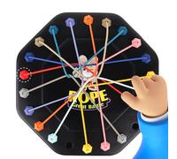 Mbiyhgta de Nudo de Cuerda, Puzzles de Cuerda | desenredado por Cuerda - Solución de Cuerdas Central con Cordones Toys, Tazador Cerebral portátil para niños y niñas de 3 años
