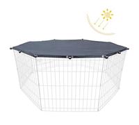 Mbiyhgta - Funda de Parque para Perro con Tapa Resistente al Sol y a la Lluvia | Manta de Tela de Malla Lavable Plegable portátil, La