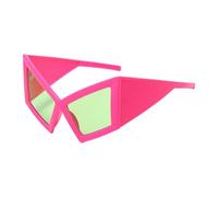 Mbiyhgta Gafas de sol con estilo - Gafas de sol para mujer con forma de de gato - Accesorios de moda Hip Hop para marcos de gran tamaño, tendencias y novedad para, rosa, Se référer au descriptif