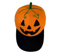 Mbiyhgta Gorro Calabaza Adulto - Sombrero De Calabaza Halloween Linterna Cara Bombero - Accesorio Disfraz Ajustable Unisex Adulto Adolescente Niño Nina Eventos Fiesta Otoño