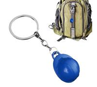 Mbiyhgta Keychain de sombrero de construcción | Mini llavero de cascos, llavero pequeño de seguridad de la construcción Tiny Hard Hard Homble Key Ring Tema de