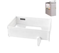 Mbiyhgta Outdoor Trash Bag Holder - Foldable Waste Storage Frame with Adhesive Buckle, Magnetic Closure Garbage Organizer for Kitchen Closet Cabinet | Camping Picnic Apartment Hotel Bathroom Use