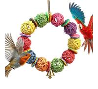 Mbiyhgta Parakeet Toys | Pet Bite Accessories | Bird Chewing Toys,for Conures Cockatoos Macaws Lovebirds Shredding Play Foraging