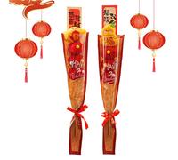 Mbiyhgta Peluche del Año Nuevo Chino - 2 Piezas Ramo Decorativo Comida China | Hawthorn Design Decoraciones para el Año Nuevo del 2026,para Interior, Exterior, Hogar, Festival, Vacaciones, y