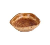 Mbiyhgta Salad Serving Bowl | Natural Wooden Rustic Table Decor | Decorative Key Holder Storage Bowls | for Fruit Vegetable Snack Food Key Jewelry Kitchen Living Room Bedroom Entryway Farmhouse