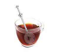 Mbiyhgta Tea Infuser,Long Handle Fine Mesh Reusable Filter | Metal Tea Ball Leaves Strainer,Flour Sugar Powder Home Kitchen Office Apartment Restaurant Camping Picnic Travel