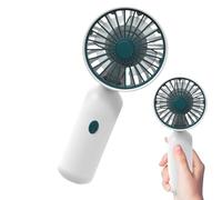 Mbiyhgta Ventilador de mano pequeña, ventilador personal de mano | Viento USB de 3 velocidades potente ventilador pequeño para viajar - Silencio de bolsillo de bolsillo de de para el