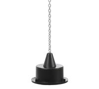 MBM-203 - Bola de espejo (20 cm, 3 kg, 1,5 U/min, motor silencioso para montaje en techo)