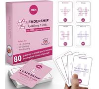MBM 80 tarjetas de liderazgo - Desarrollo de inteligencia emocional y herramientas de coaching de desarrollo de confianza | Iniciadores de conversación para desarrollar habilidades de liderazgo y
