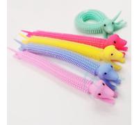 MBMB Juguete para apretar Caterpillar,Unicornio Vistoso Juguetes de Estiramiento Sensorial,Juguete Sensorial,Ayuda a Reducir la Inquietud Debida al Estrés y la Ansiedad (Dog,6pcs)