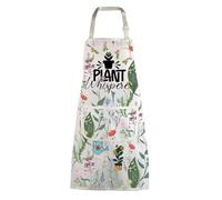 MBMSO Delantal de jardinería de plantas, delantal susurrador de plantas para regalos de jardinero, delantal de plantas para mamá, regalo para amantes de las plantas, Delantal Plant Whisperer w,