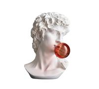 MBNKMEBU Busto clásico de David, Figura de Resina de una Diosa Romana, Ideal for decoración del hogar.(S)