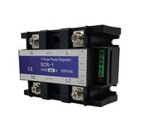 MBPAIHOP Regulador de Voltaje monofásico SCR-60A de 60 A, módulo Controlador de Potencia, 0-10 V, 4-20 mA, 1-5 V, Control por potenciómetro.